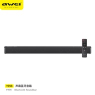 Awei Y998 TV Soundbar ลำโพง33นิ้วไร้สาย Bluetooth Soundbar โฮมเธียเตอร์8หน่วยเสียงในตัวรองรับ Blueto