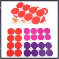 [A Z T K] 2 Inch Round Color Coding Sticker 10 Assorted Colors Circle Dot Labels Self-Adhesive Color