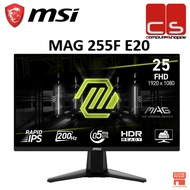 MSI MAG 255F E20 24.5” FHD 200Hz 0.5ms Gaming Monitor