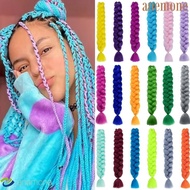 ANEMONE Long Jumbo Braiding Hair, Colorful Crochet Extensions Synthetic Braids Hair Extensions, Hip-