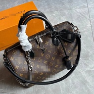 Bag Speedy Donkey Donkey Presbyopic and Black Chain Silver Buckle Donkey Handbag Female Bag Donkey S