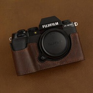 相機保護套富士XS10 XH2 XH2S保護套皮套相機包半套真皮底座配件原創手工相機皮套