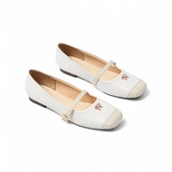 Giày Búp Bê Nữ Đế Bệt Quai Ngang Đính Nơ Lấp Lánh Pixie H398