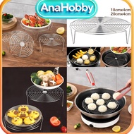304 Stainless Steel Steamer Rack 18/20cm Multi Size Pot Steaming Tray Stand for Buns Eggs Veggies