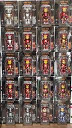 ❤里昂玩具部❤現貨 Be@rbrick 鋼鐵人No.1~20全套20隻 IRON MAN 100% 一番賞 HAPPY賞