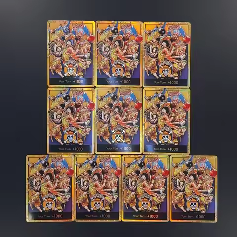 One Piece OPCG English Golden DON card Straw Hat Crew x Lakers Team DON card Holographic Textured Ca