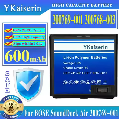 600mAh Compact Bluetooth Speaker Battery for BOSE SoundDock SounDock SoundLink Air 300770-001 300769