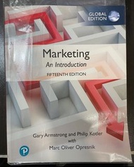 [快速出貨] Marketing: An Introduction 15/E Kotler Pearson