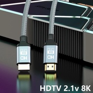 0.5-1.5M HDTV 8K Cable 60HZ 2.1V 4K 144HZ 3D TV High Speed for Computer Monitor Projector PS Game Co