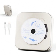 เครื่องเล่น CD น่ารักที่ชาร์จไฟได้ พร้อม Bluetooth 5.0; เครื่องเล่นเพลงพกพาสำหรับตกแต่งบ้าน; รองรับส