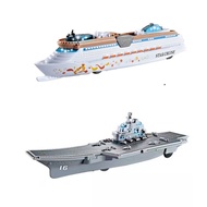 24cm Liaoning Ship Sound Light Inertial Pulley Aircraft Carrier Plastic Children's Military Military