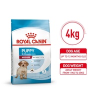 Royal Canin Medium Puppy (4kg) Dry Dog Food - Size Health Nutrition