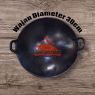 Cast steel pan cast iron/ diameter 30cm Cast Iron Pan