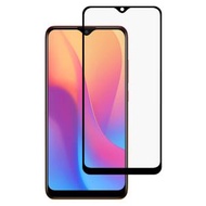 全城熱賣 - 適用於 Xiaomi Redmi 9A / 9A Sport / 9C / 9C NFC / Poco C31 / 9 Acitv 絲印二強 全屏鋼化玻璃膜（黑色）