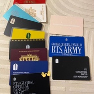 BTS Army membership card