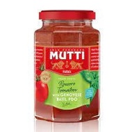 Mutti Tomato Pasta Sauce With Genovese Basil Pdo (400g)