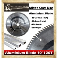 FATMANZ Aluminium Saw Blade TCT Aluminium Saw Blade 10"120Teeth For Cutting Aluminium For Miter Saw 