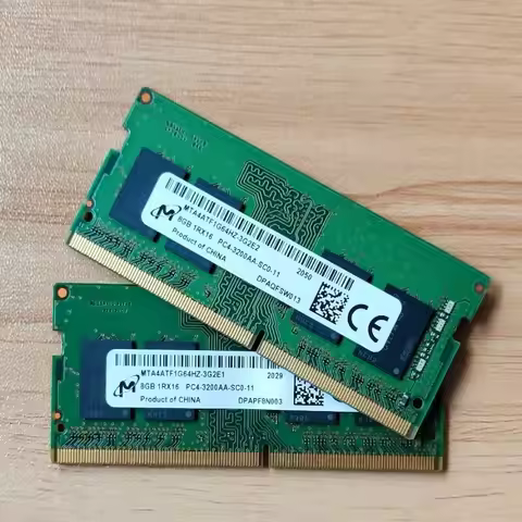 Micron RAMS DDR4 8GB 3200MHz Laptop Memory DDR4 8GB 1RX16 PC4-3200AA-SC0-11 SODIMM 1.2V
