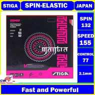 STIGA MANTRA M Spin-Elastic Inverted Table Tennis Sheet Ping Pong Rubber  ITTF Approved (READY STOCK