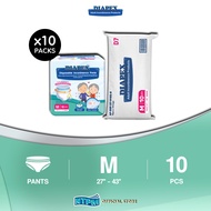 (D7) Diapex Adult Pants M (10s) X 10 Bags