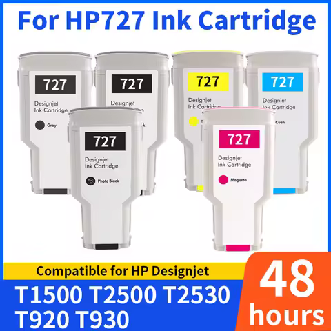 300ML Ink Cartridge For HP 727 727XL Compatible For HP DesignJet T920 T1500 T2500 T930 T1530 T2530 P
