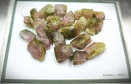 阿富汗 西瓜色 碧璽原礦顆粒，可以觀塘店自取。Tourmaline Rough 100% Natural 。