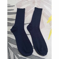 Navy Blue Mid Calf Socks