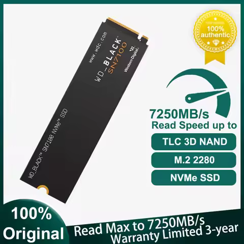 Western Digital WD_BLACK SN7100 1TB 2TB NVMe Internal Gaming SSD Solid State Drive Gen4 PCIe M.2 228
