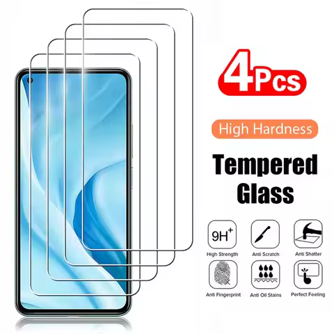 1-4Pcs 9H Screen Protector For Xiaomi Mi 13T 12T 11T 10T Lite 13 12 11 Lite Poco F6 F5 F3 F2 X6 X5 P
