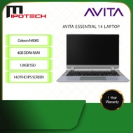 AVITA ESSENTIAL 14 LAPTOP (CELERON N4000/4GB/128GB SSD/INTEL UHD GRAPHICS/W10H/14 FHD)