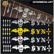 Schecter SYNYSTER GATES DEAD BAT INLAY A7X AVANGED SEVENFOLD PET STICKER INLAY Guitar STICKER