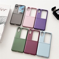 Korean Simple Senior Commercial Affairs Phone Case for OPPO Find N2 FLIP findn2 flip Find N2 Flip Shockproof Solid Color Cover