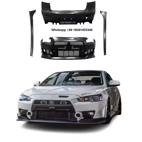 Kit 2009-2017 Upgrade FQ400 Style Front Rear Bumper Side Skirts Car bumpers High Quality PP Material