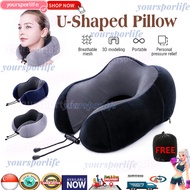 Portable U Shaped Neck Pillow Travel Pillow Memory Foam Pillow Cervical Bantal Pillow for Airplane O