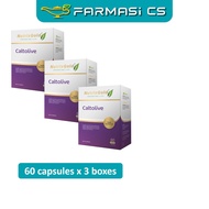 (B2F1) NutrixGold Caltolive 60 Capsules x 2 Boxes EXP:09/2026 [ B2F1 Farmasi CS ]