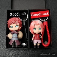 Naruto Keychain Naruto Doll Schoolbag Pendant Gaara Sakura Car Keychain Gift FJEJ
