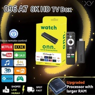 ONN Smart TV Stick Android 14.0/WIFI/2.4G/5G Unlock Live Channels+Massive Movie Plug and Play