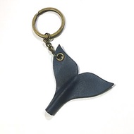 幸運與幸福的象徵 -立體- 鯨魚尾巴 鑰匙圈 吊飾皮件皮雕