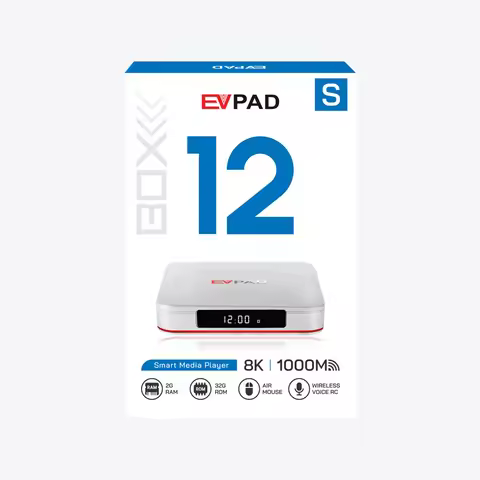 EVPAD TV Box 12S 12P Android Smart Media Player Hot Sale New Arrival for Home Entertainment