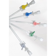IV CANNULA WITH INJECTION VALVE (50PCS)