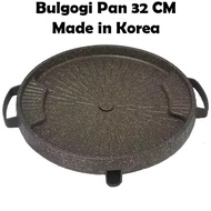 Genitri Bulgogi Grill Pan 32cm Korean Non-Stick Grill Pan BBQ Grill Pan Limited
