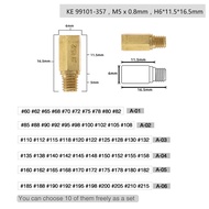 <INT>10pcs Carburetor Main Jet M5 Thread for BD CRS FCR FCR-MAX PD PE PJ PWK PWM Carbs Injector Nozz