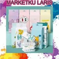 Mkl Travel Wet Tissue Size 1 Pack Contains 8 Packs of Children's Mini Wet Tissue Mini Wet Tissue Cha