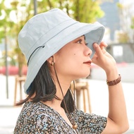 抗UV 涼感青年布寬沿遮陽帽