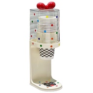 [sillyshuai]Water Cup DispenserWater Dispenser Disposable Cup Holder Rack Flat Bottom Cups Pull Type