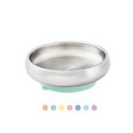 【美國 little.b】316雙層不鏽鋼 寬口麥片吸盤碗(盤) 7色  寶寶學習碗 兒童學習餐具
