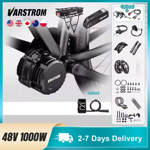 [Fast Shipping] Varstrom 48V 500W 750W 1000W TSDZ16 Torque Sensor Mid Drive Motor Kit E-Bike Convers