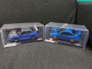全新未開限量Kyosho Mini-Z Subaru 掃把佬車殼  1. Subaru Impreza with aero kit CTRP hood &  2. Subaru 22B-Sti Chr