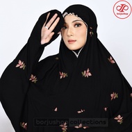 Mukena Terusan Dewasa Bordir Daisy Rayon Premium Jumbo