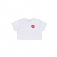 FILA KIDS #幻遊世界 (幼兒)短袖上衣-白色 5TEY-4024-WT